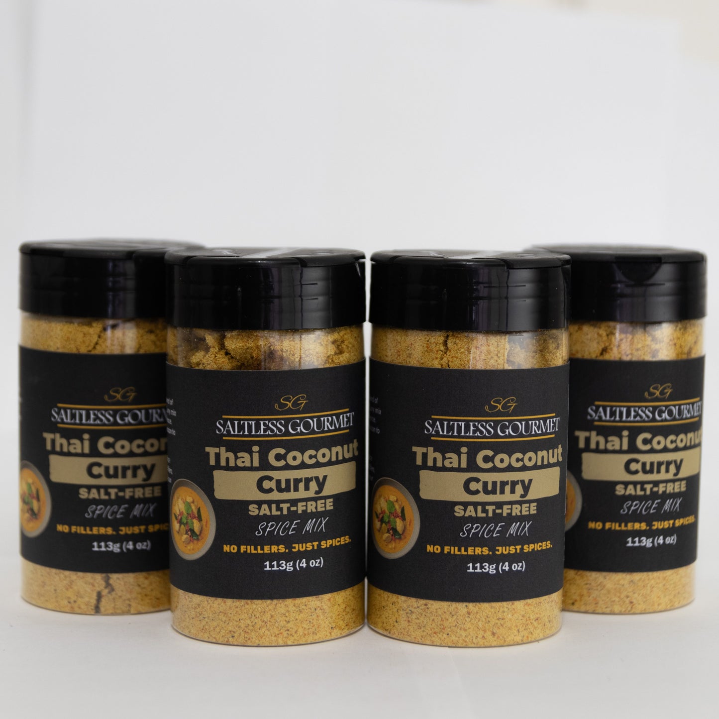 Thai Coconut Curry Spice Salt-Free | Set of 4