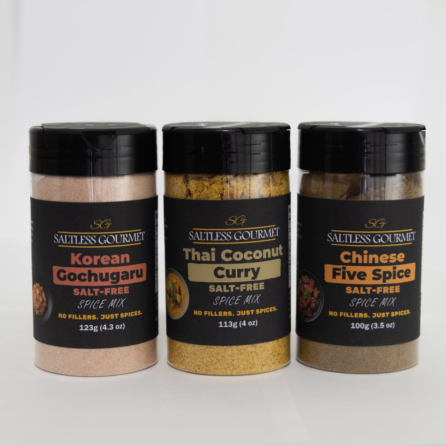 Salt-Free Asian Spice Collection Gift Set (Set of 3)