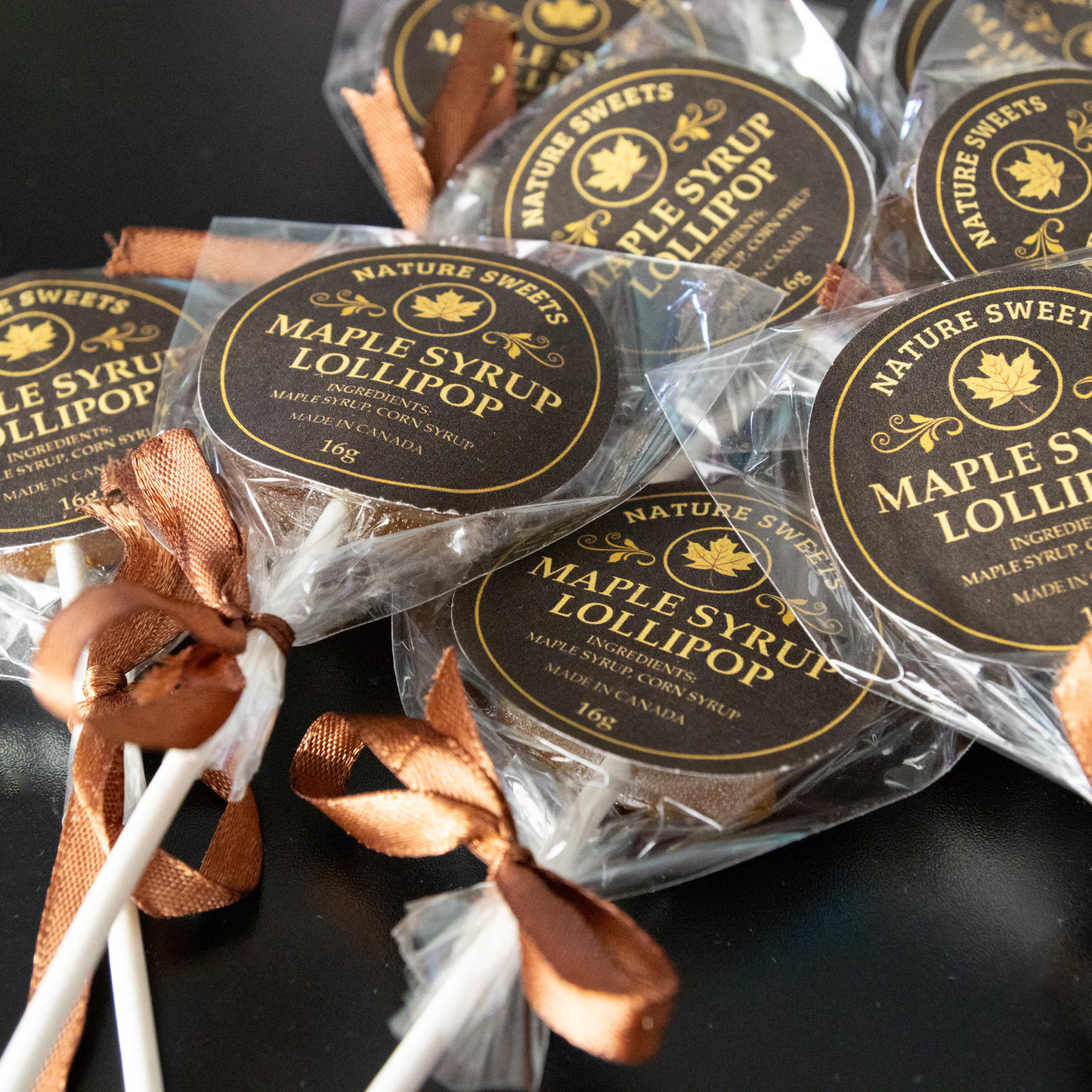 Organic Maple Syrup Lollipops | Handcrafted Hard Candy